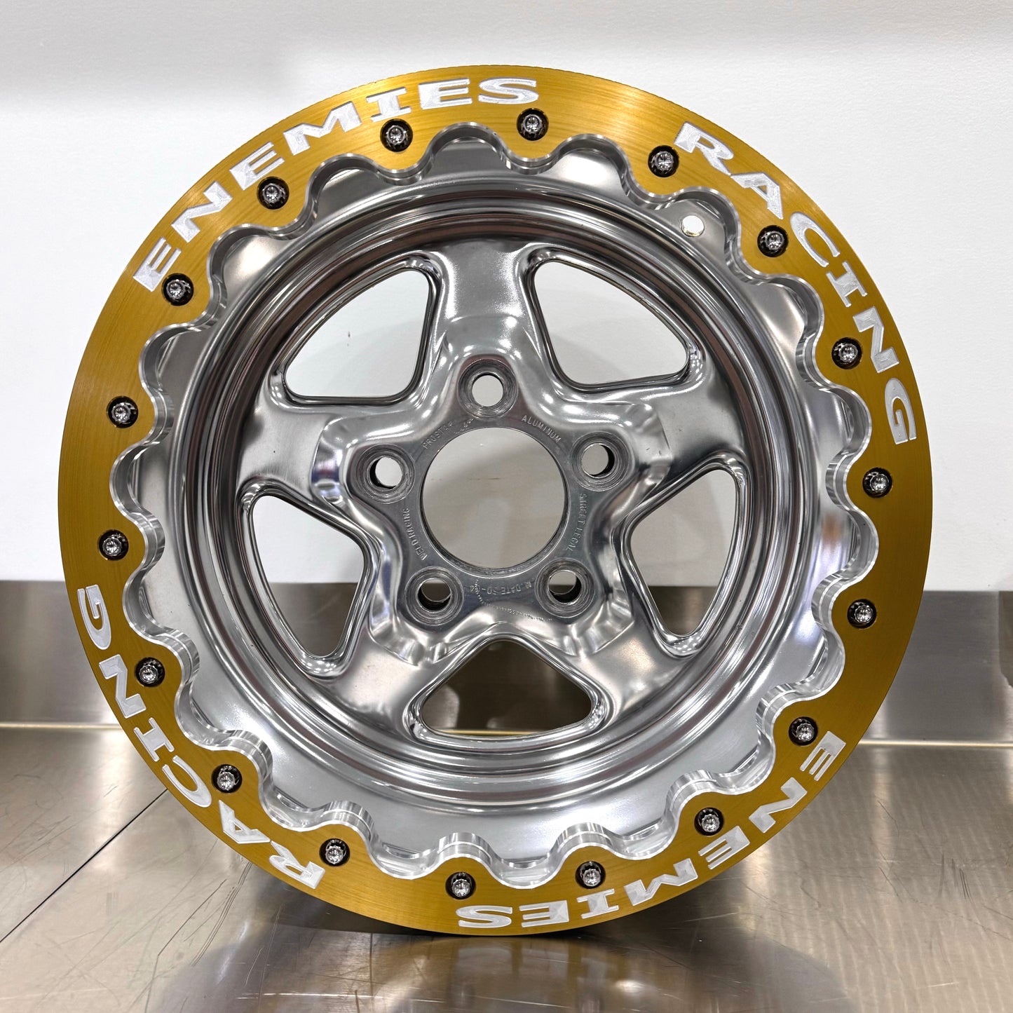 WELD Pro Star 15x8", 5x4.75" Bolt, 4.5"B/S (PAIR)