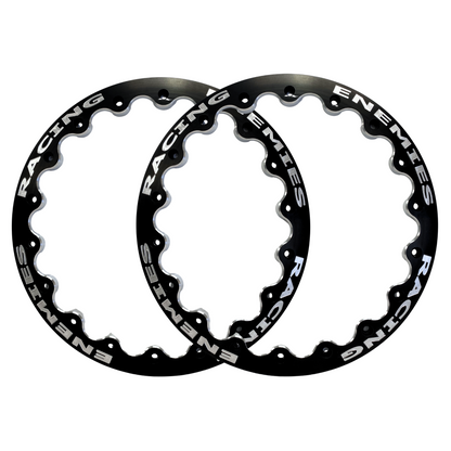 15" PRO DRAG BLACK Double Beadlock Conversion - Small defect on inner ring