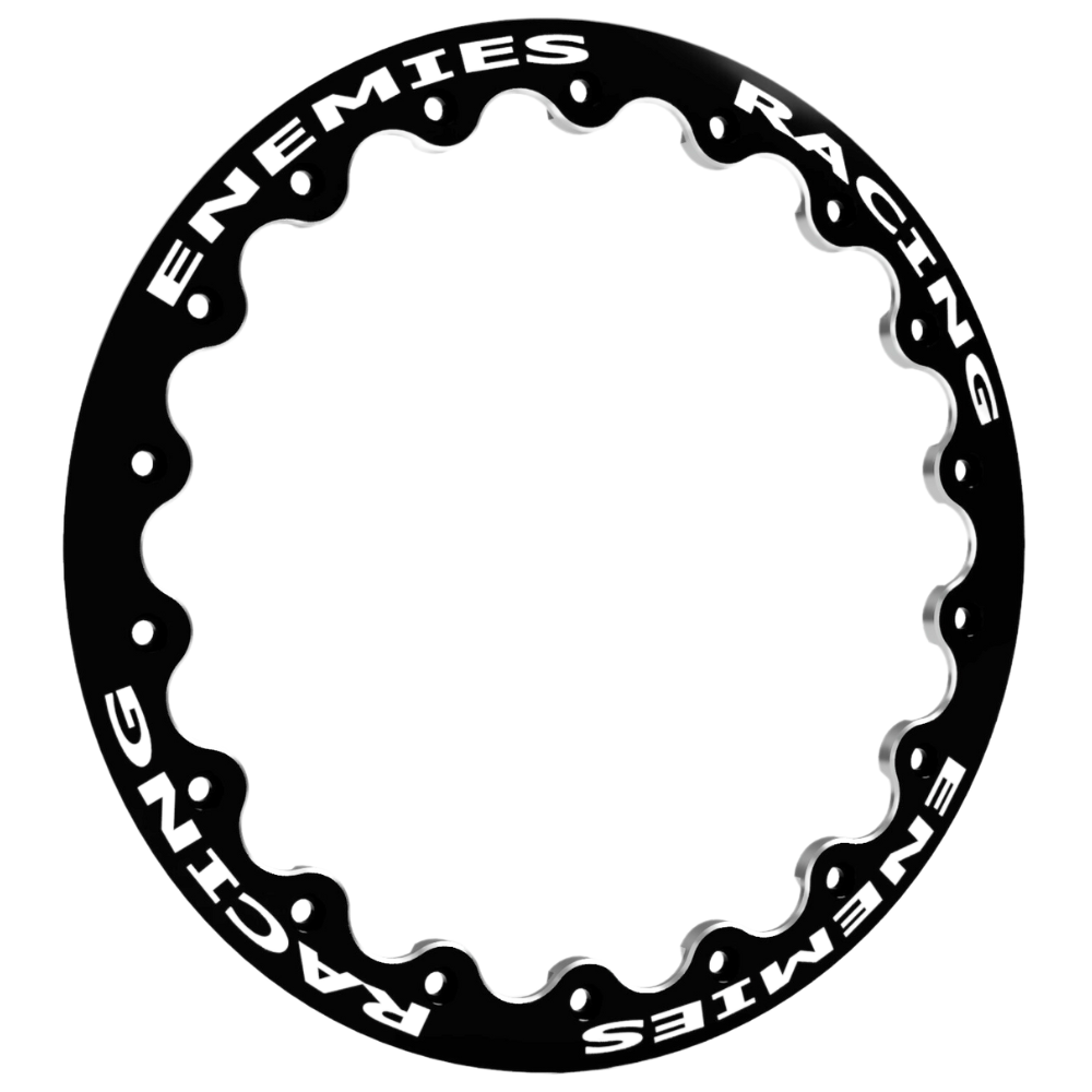 15" PRO DRAG Beadlock Ring - BLACK