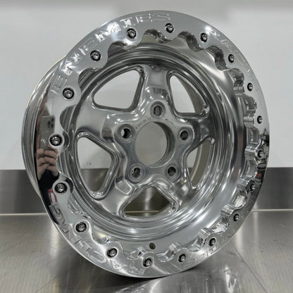15" PRO-DRAG Beadlock Conversion - POLISHED