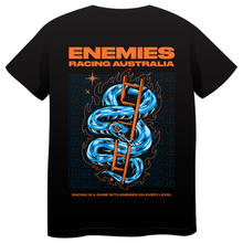 Load image into Gallery viewer, Snakes &amp; Ladders Tee Black
