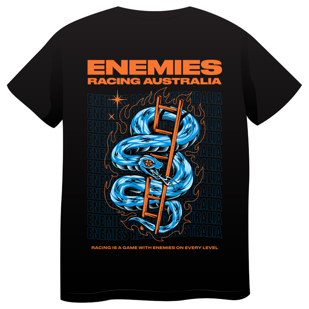 Snakes & Ladders Tee Black