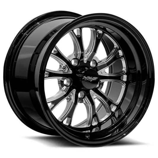 Boyd Coddington Bristol Wheels 15x9, Gloss Black Milled